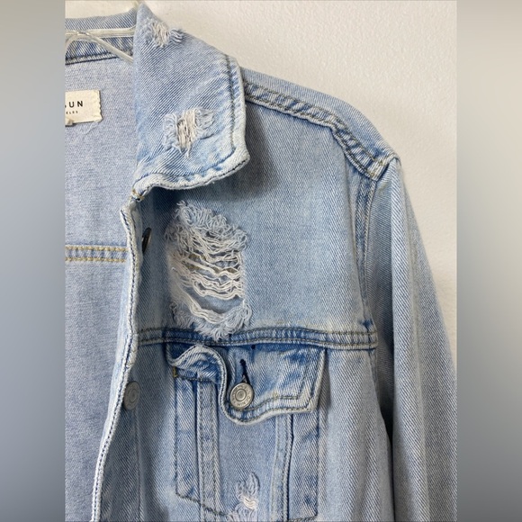 Pacsun Women's Distressed Blue talla L - Picture 6 of 10